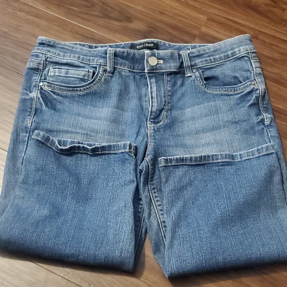 White House Black Market Denim Cropped Jeans - Picture 7 of 13